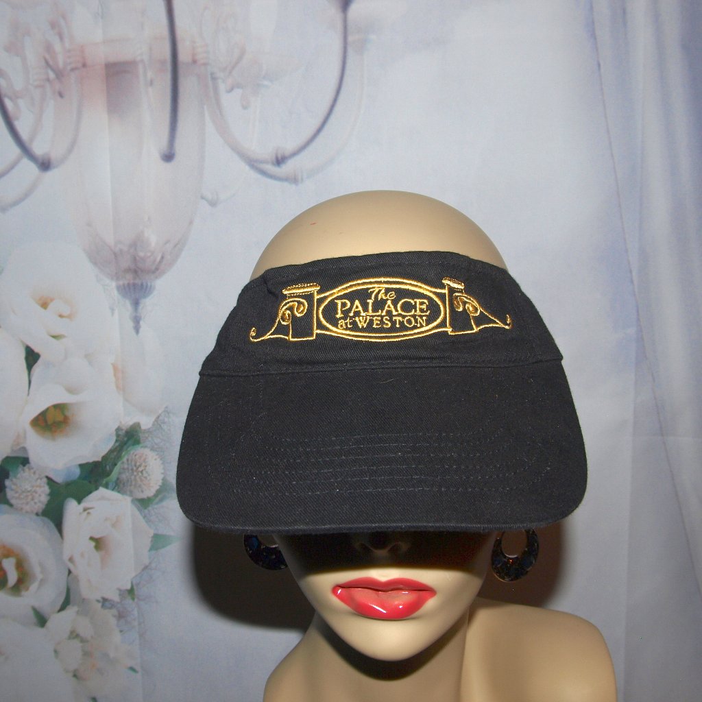 The Palace At Weston Sun Visor Florida Golf Visor Embroidered